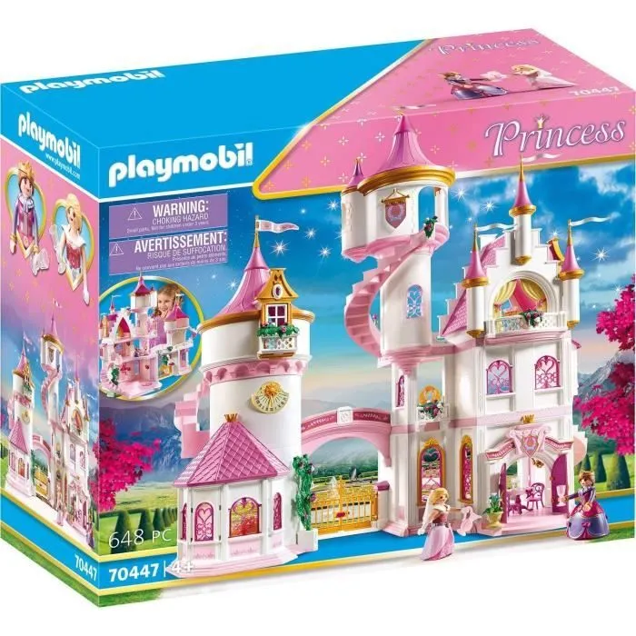 PLAYMOBIL 70447 Grand palais de princesse, Les princesses magic, 644 pièces, Dès 4 ans-0