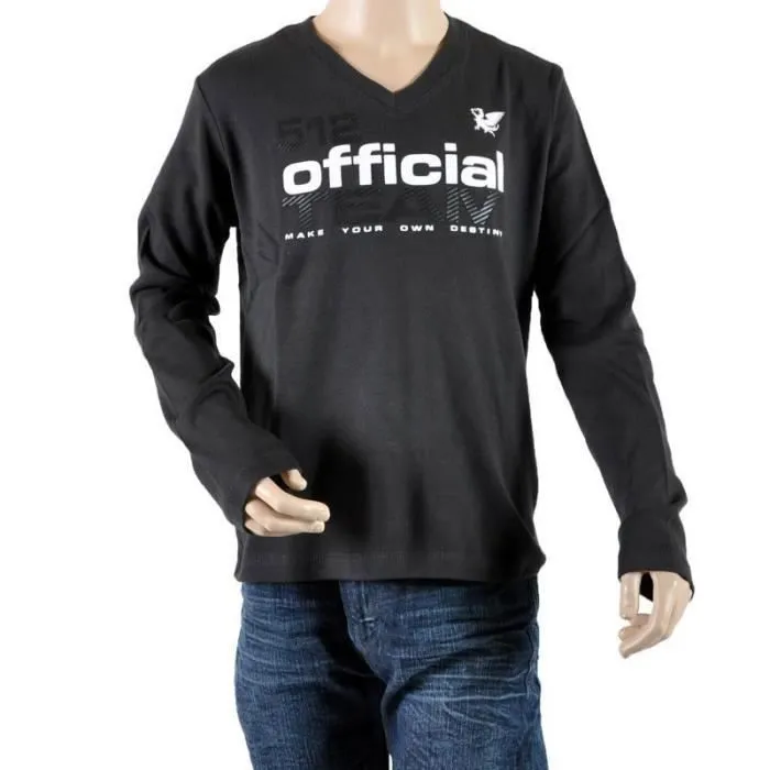T-Shirt  RG 512 Manches Longues RGH 465 Gris Anthracite - Gris-0