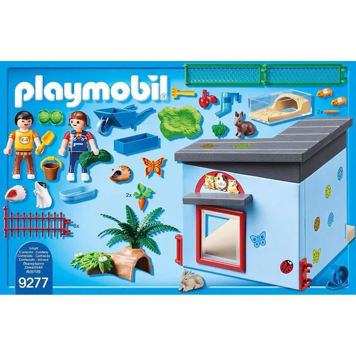 PLAYMOBIL 9277 - City Life - Maisonnette des Rongeurs et Lapins - Mixte - A partir de 4 ans-4
