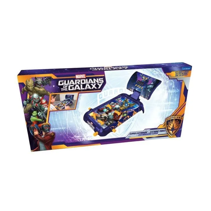 Flipper Électronique Les Gardiens de la Galaxie - LEXIBOOK - 4 flippers et 5 obstacles lumineux-3
