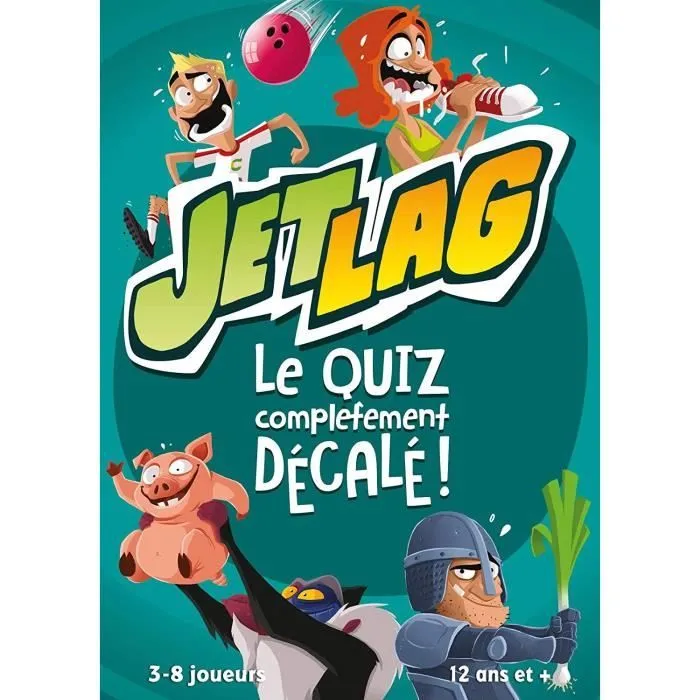 Jeu de société Jet Lag - ASMODEE - Jetlag - Jeu d’action et réflexe - Enfant - Extérieur-4