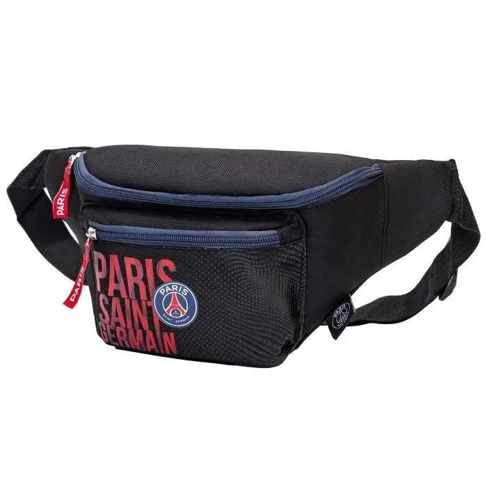 Sacoche banane - PARIS SAINT GERMAIN - Officielle - Noir - Polyester - 27x18x10 cm-0