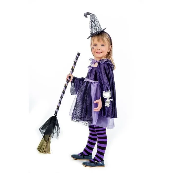 Limit Sport Arc-en-ciel Sorcière, Fansy costume, Magic, Witch, Fille, Polyester, Noir, Violet-1