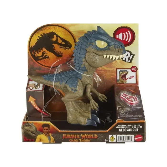 Jurassic World : Chomp-Allosaurus Méga Rugissement-figurine de dinosaure HVB45-0