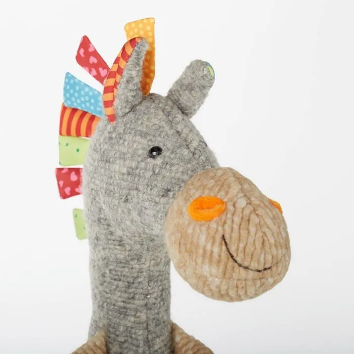 Peluche Sigikid - 42843 - , Patchwork Sweety Doudou, , Multicolore/Cheval-3