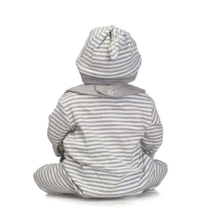 Poupée garçon reborn en silicone noir 55cm OLALI - Jouet réaliste 22 pouces-3