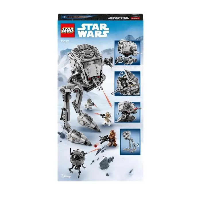 LEGO® Star Wars 75322 AT-ST de Hoth, Jouet avec Figurines de Personnages, Mandalorien Set, Star Wars Marcheur, Jouet Enfants 9 Ans-5