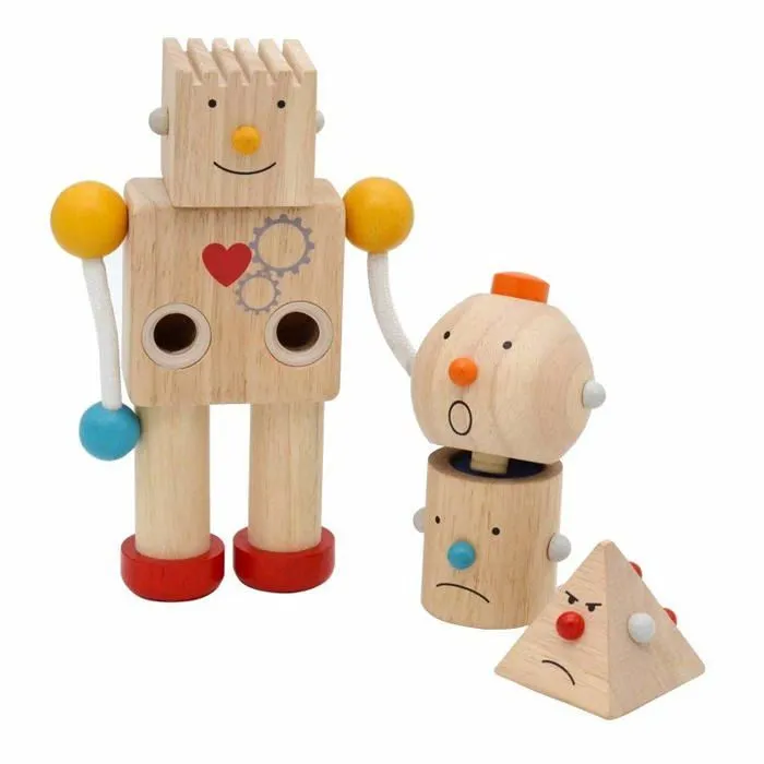 Robot Transformeur - PLAN TOYS - Dimensions 19 x 7,5 x 18,5 cm - Mixte - A partir de 36 mois-2