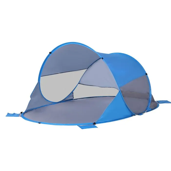 Outsunny - tente - Polyester - 200x120x90cm - Bleu-0