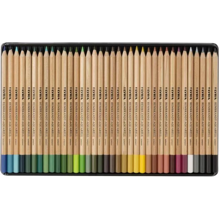 Fournitures de bureau - Lyra - Coffret métal - 72 crayons aquarellables - Multicolore - Mixte-1