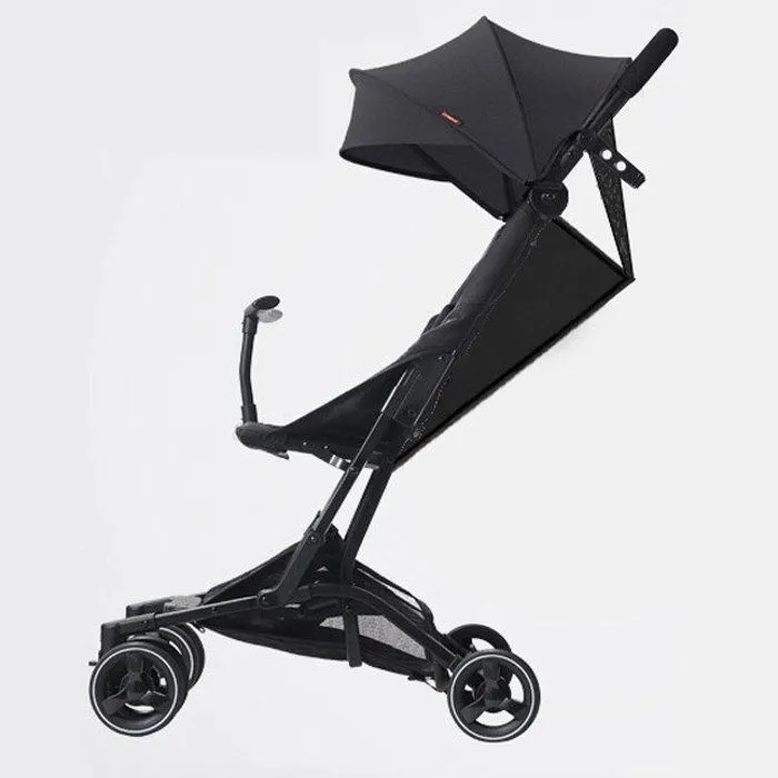 Poussette Canne BEBE2LUXE PIKO Ultra Compacte et légère Cabine Avion (noir)-4