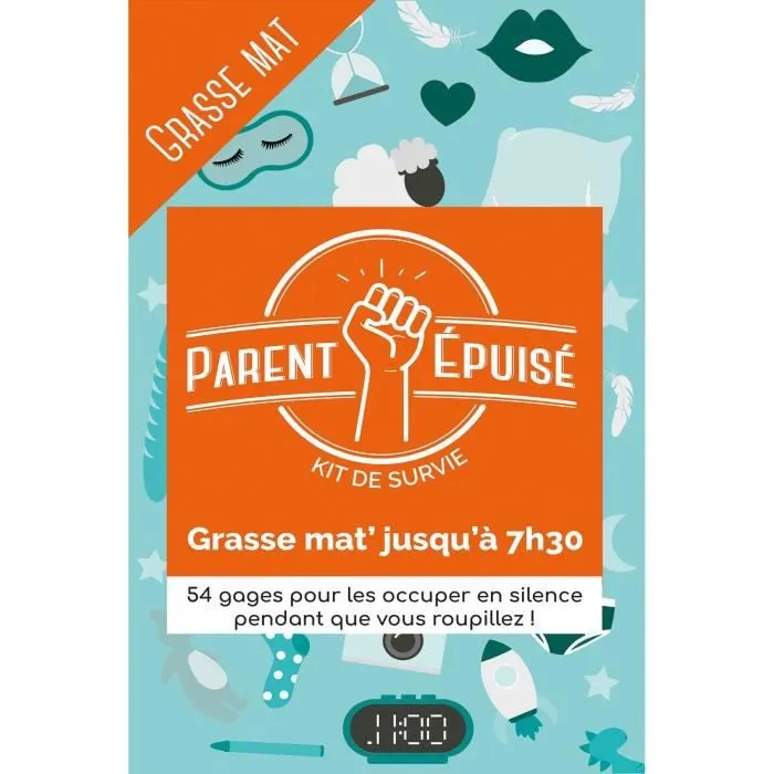 PARENT EPUISE : kit de survie Grasse mat' jusqu'à 7h30-0