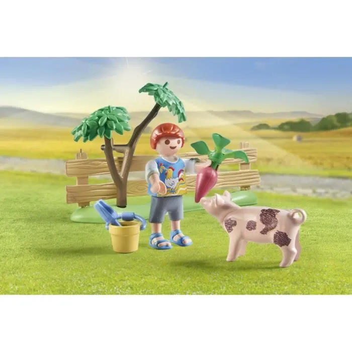 PLAYMOBIL 71443 Grands-parents et potager - Country - Dès 4 ans-3