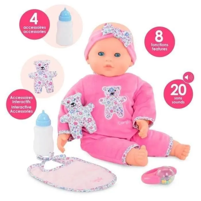 Grand poupon Lucille intéractive - COROLLE - Mon Grand Poupon - 42cm - Dès 2 ans-3