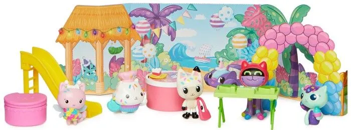 Gabby's Dollhouse Birthday Kit Pando Paws figurines + accessoires-1