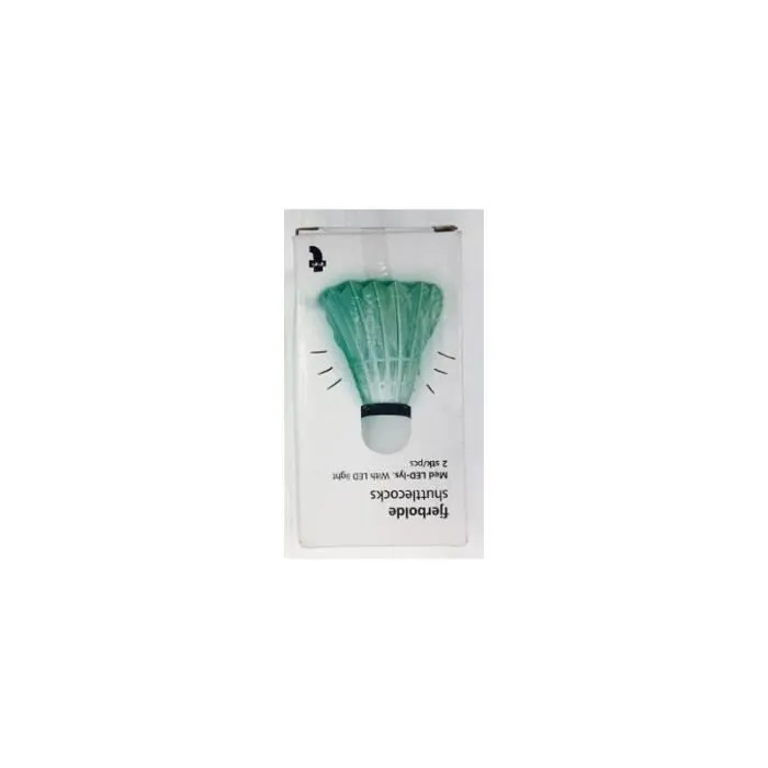 Jouets d'extérieur - Lot de 2 volants de badminton lumineux 9 cm-0
