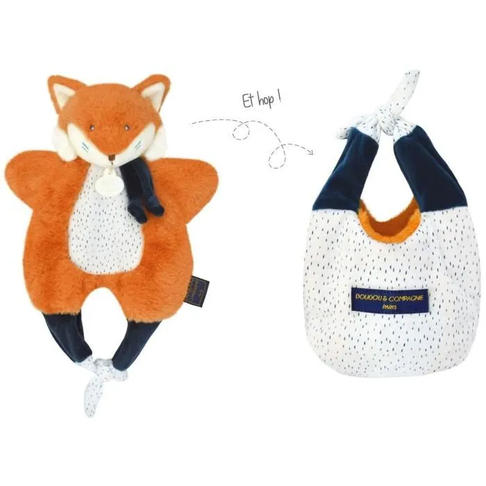 Doudou Renard roux Amusette 3 EN 1-2