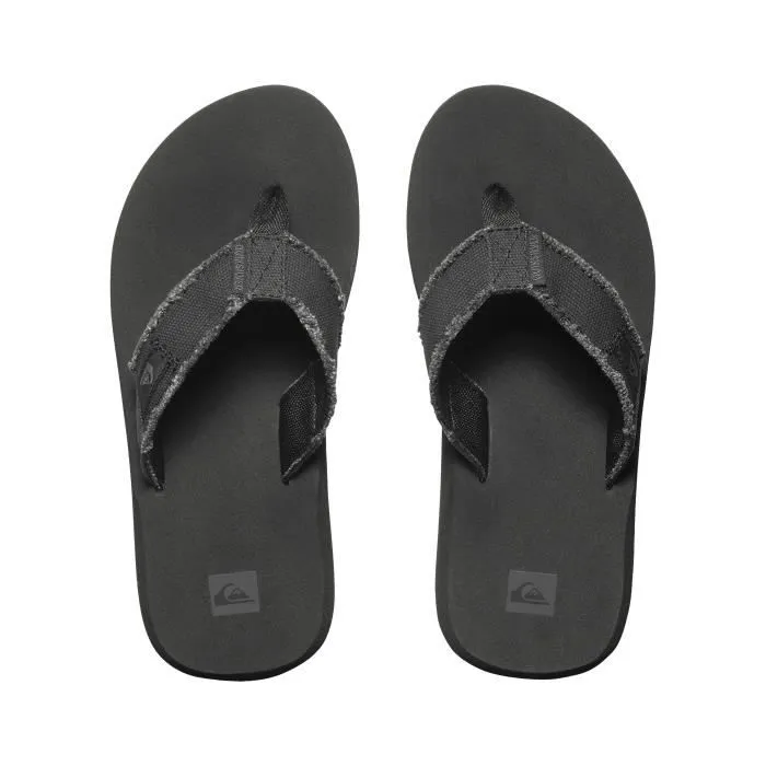 Tongs - Quiksilver - Monkey Abyss Jr - Noir - Confort - Doublure douce à séchage rapide-1