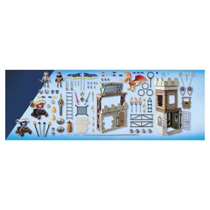 PLAYMOBIL 71298 Tournoi des Chevaliers Novelmore- Rejoignez le tournoi et plongez dans une aventure chevaleresque - Avec un dragon,-4