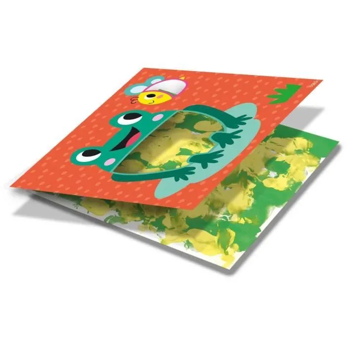 Cartes de peinture au doigt Eco - SES CREATIVE - Exprime-toi avec la peinture au doigt et des feuilles de papier.-4