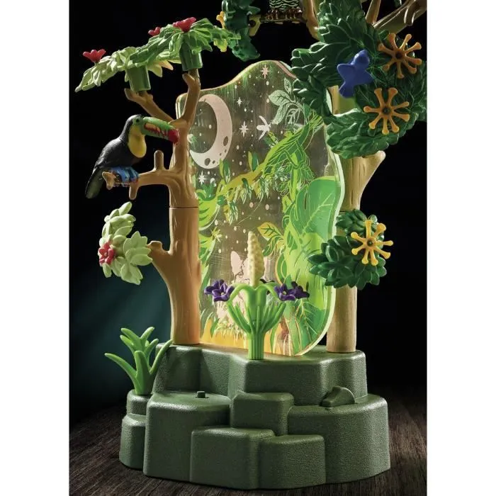 PLAYMOBIL - 71009 - Wiltopia - Forêt tropicale avec veilleuse - Jouet écologique pour enfant de 4 ans et plus-1