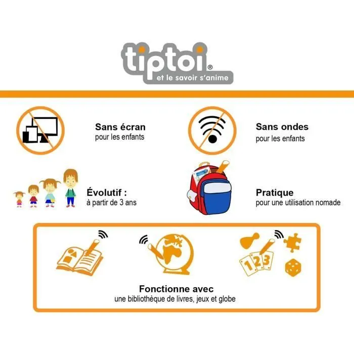 Tiptoi® Livre interactif Je découvre les dinosaures - Jeu éducatif électronique, sans écran - A partir de 4 ans - 00145 --4