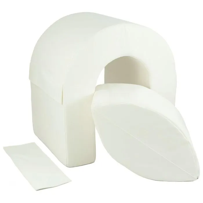 Set de Blocks en Mousse - Certifié Sécurité - Blanc - 65cm-0