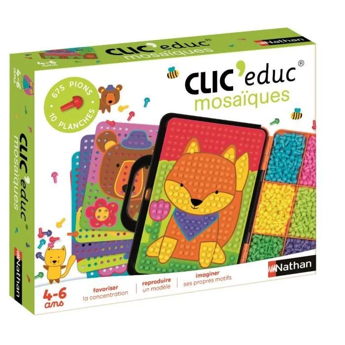 Jeu de mosaïques - NATHAN - Clic'Educ-2