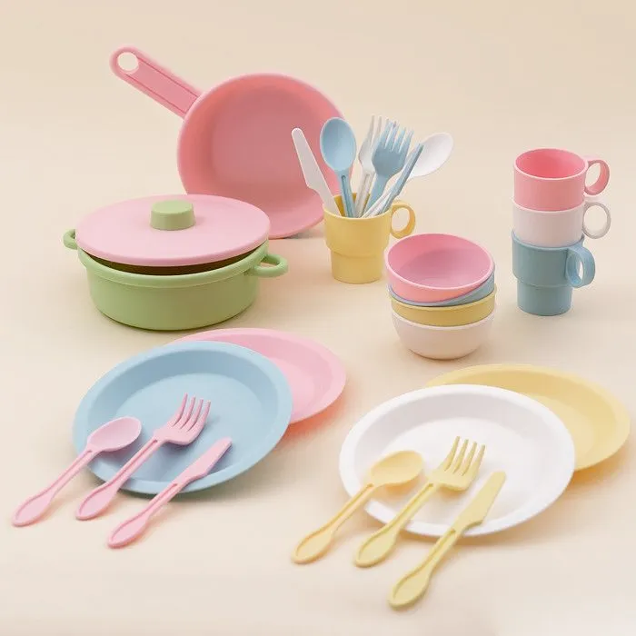 KIDKRAFT - Dinette ustensiles de cuisine - 27 pièces - pastel-1