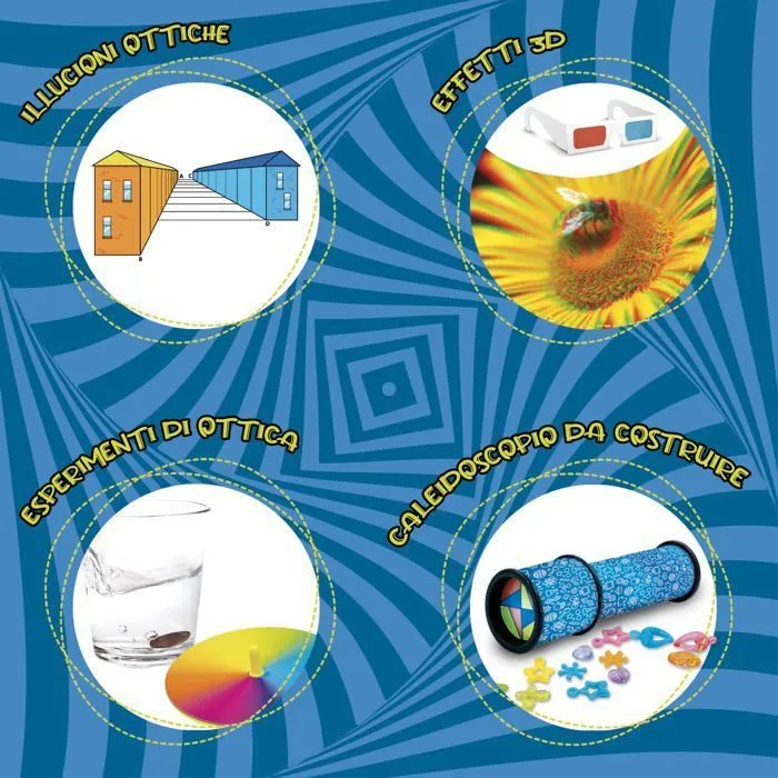 Liscianigiochi - 97333 - I'm a Genius Laboratoire d'optique Kit Kaleidoscope, , Multicolore-2