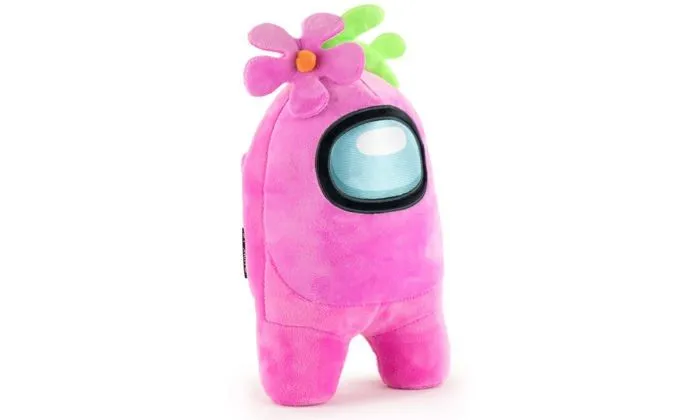Peluche Hive entertainment Peluche Among Us - Rose Avec Fleur - Qualite Super Soft-1