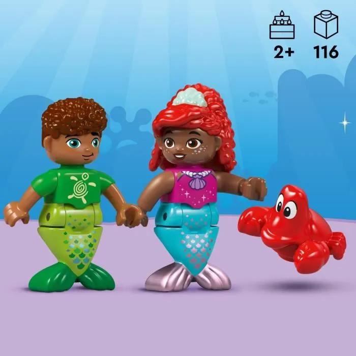 LEGO® DUPLO® | Disney 10435 Le palais sous-marin magique d’Ariel - Poupée La Petite Sirène-3