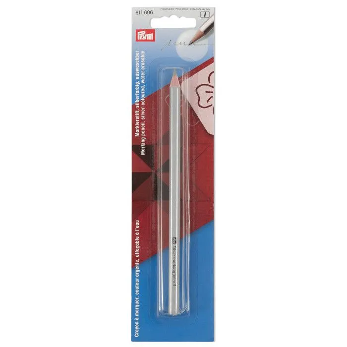 Crayon à marquer - PRYM - Argent - Soluble à l'eau - Effaçable - Mixte-1