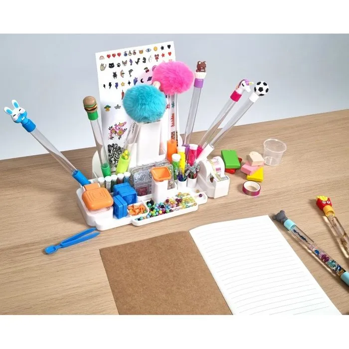 Fabrique à stylos - Buki France - Station de customisation - 12 crayons - 7 stylos - 6 ans et plus-5