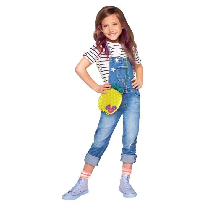 Polly Pocket - Sac à Surprises Safari Ananas - Figurines miniatures - Jaune - 4 ans et +-5