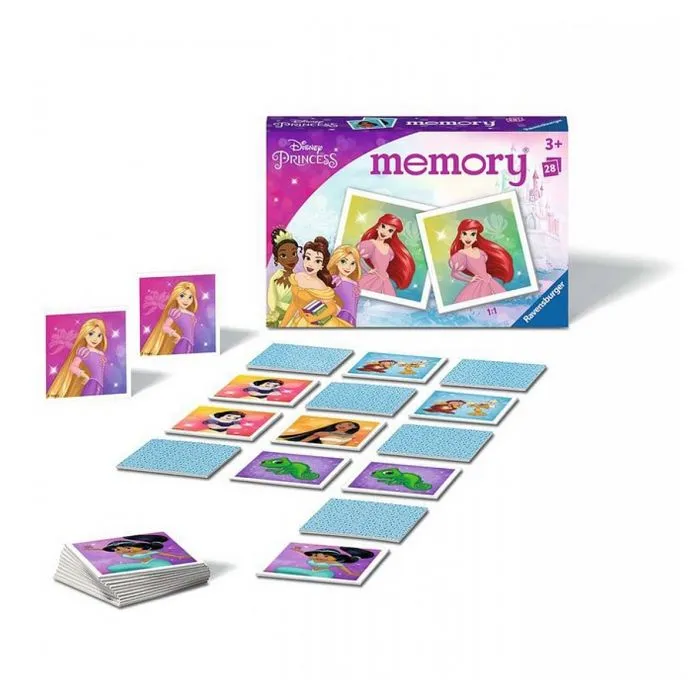 Carte de jeu Jeu Memory Disney Princesses RAVENSBURGER jeu de société en famille-1