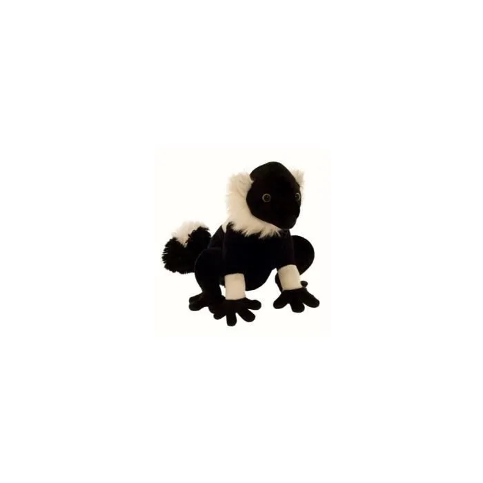 PELUCHE - K7968 - LEMURIEN NOIR - 22 CM - Pour enfants à partir de 3 ans - Mixte-0