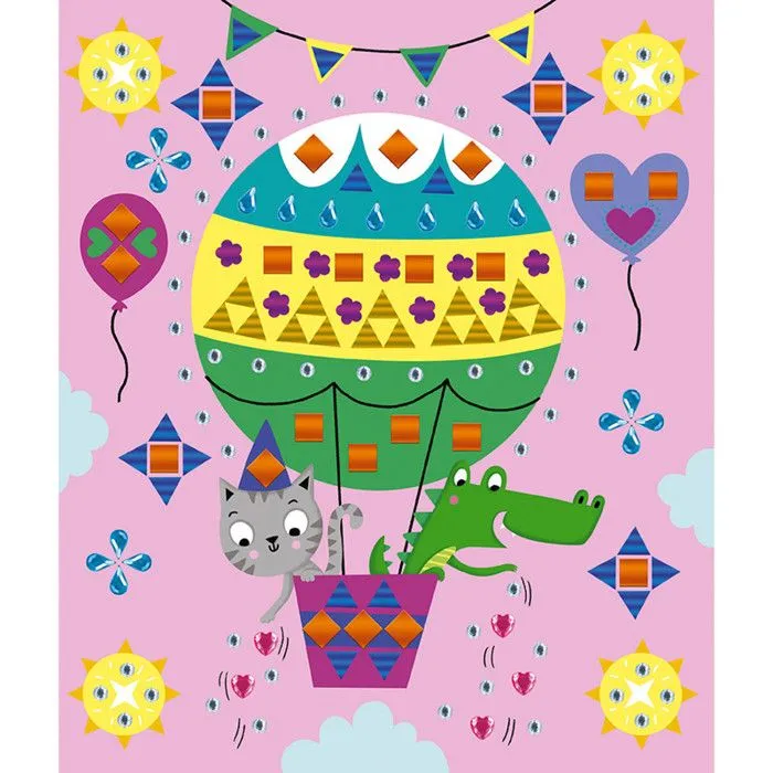 Strass et stickers - C'est la fête - jeu Janod - Loisirs créatifs - Motricité fine - Coffrets d'activités-3