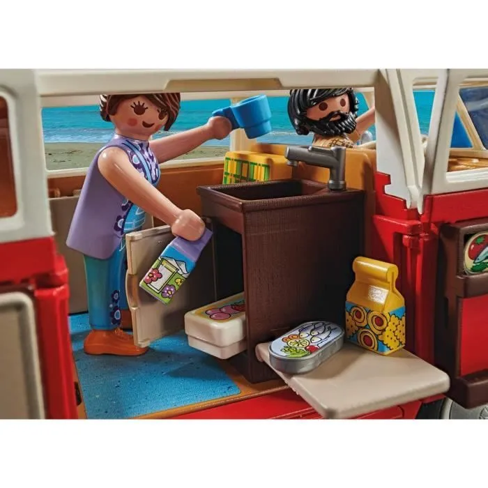 PLAYMOBIL 70176 Volkswagen T1 Combi, Classic cars, Adulte, Voiture de collection-4