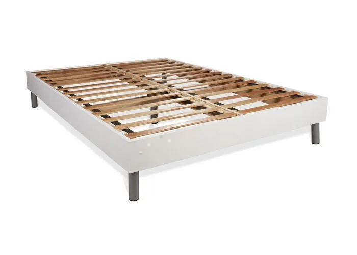 Ensemble sommier matelas 140x190 BodyFit Mémoire de forme - Ferme - Coutil micro perforé ultra-respirable-5