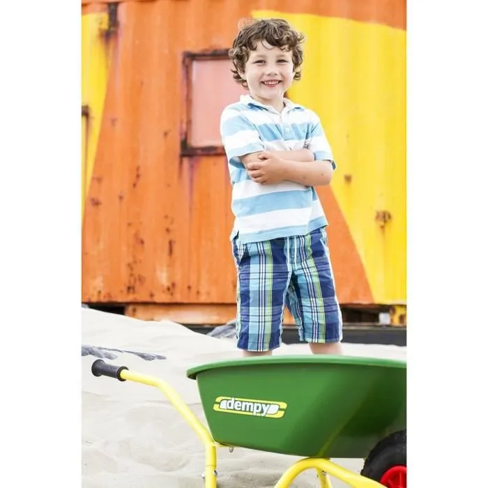 Remorque - Chariot BERG Dempy - Brouette pour Enfant de 3 Ans - Vert-2