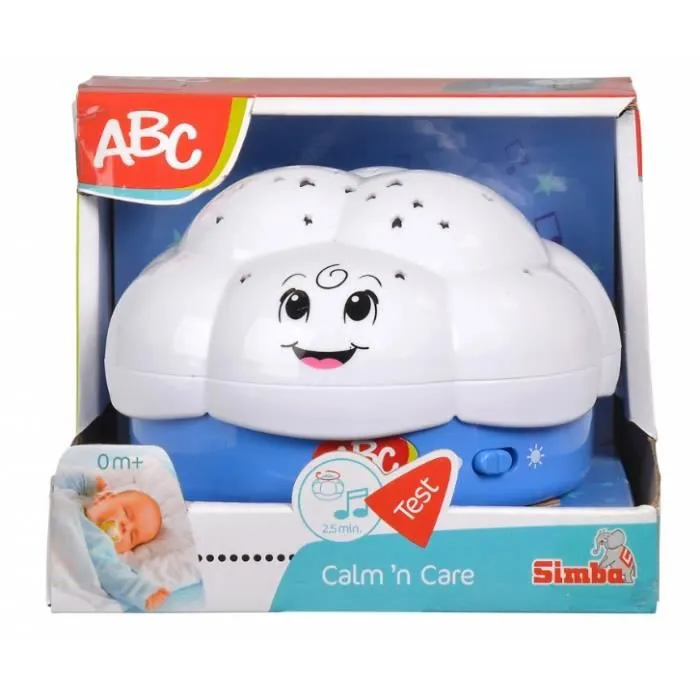 Simba veilleuse ABC pile 12 cm blanc/bleu-1