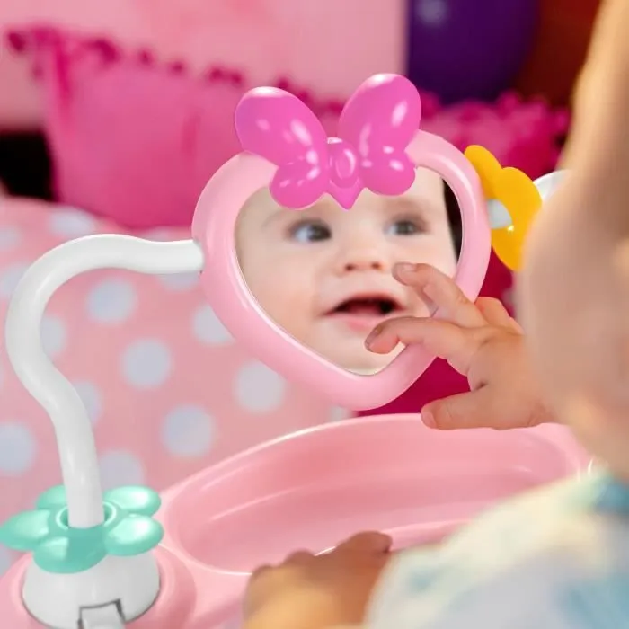 DISNEY BABY Aire d'éveil bébé multi-jouets, siège sauteur à rebonds évolutif, pivotant à 360° - Minnie - 10 jeux interactives Disney-8