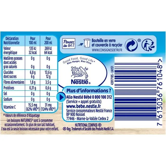 NESTLE Naturnes BIO Poire banane 20CL-2