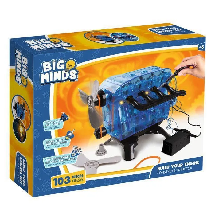 Maquette Moteur, Jeux De Construction pour Enfant +8 Ans, Mini Moteur Thermique, Jeux Exterieur Enfant, Montages Électroniques-1