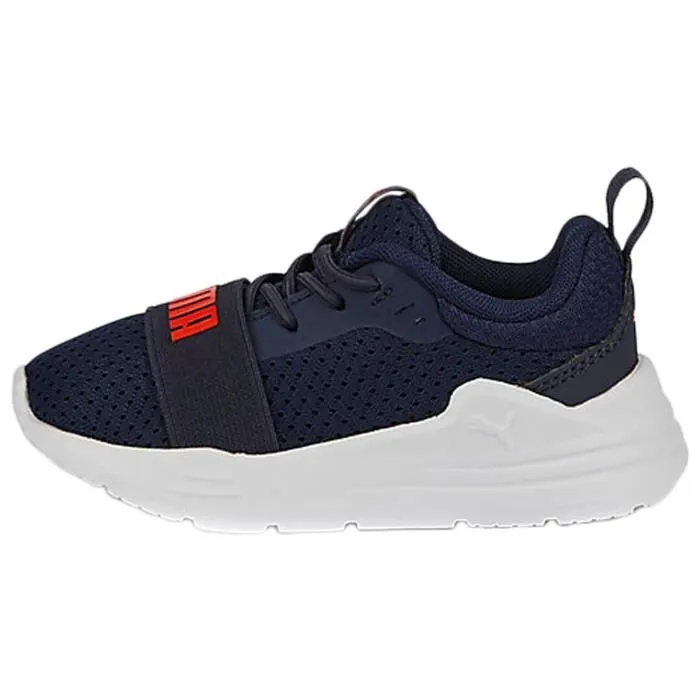 Basket à Lacets  Puma Wired Run Ac - Marine/Rouge-1
