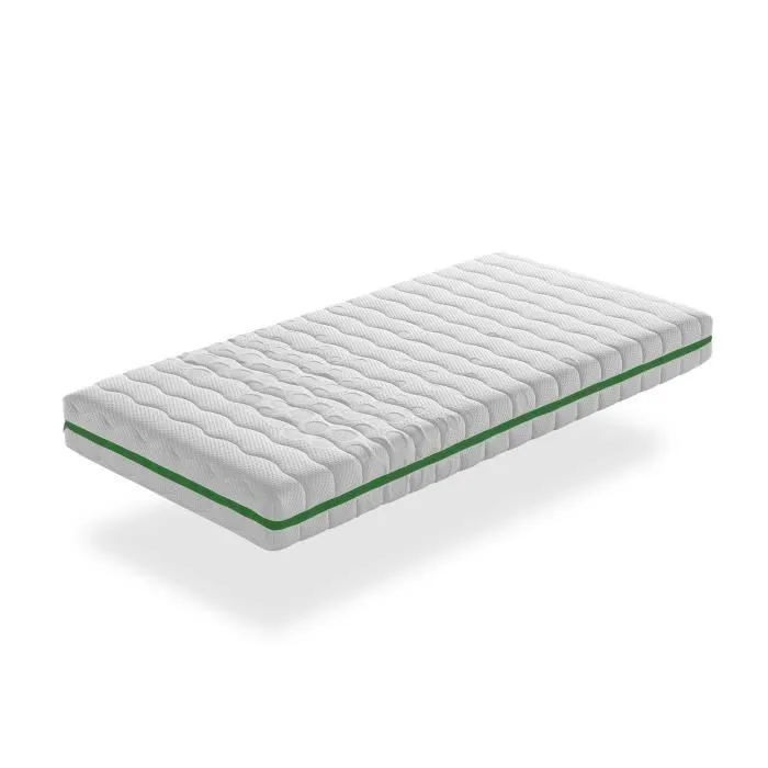 Matelas 90x140 cm LIT ENFANTS GEA RESSORTS -Ressorts ensaches,Dehoussable,ideal pour les lits gigognes et lit cabane-0