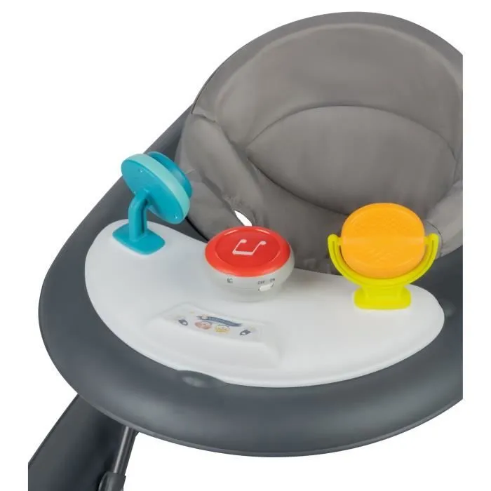 BEBECONFORT EXPLORER Trotteur avec tablette musicale, de 6 à 18 mois (12 kg), Tinted graphite-5