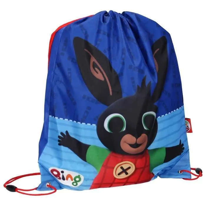 Bing sac de sport It's Playtime 44 x 37 cm bleu-0