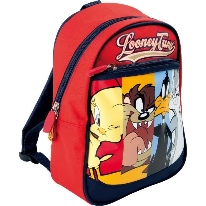Sac à dos - Looney Tunes - Bugs Bunny - Sportif - Rouge - Enfant-0